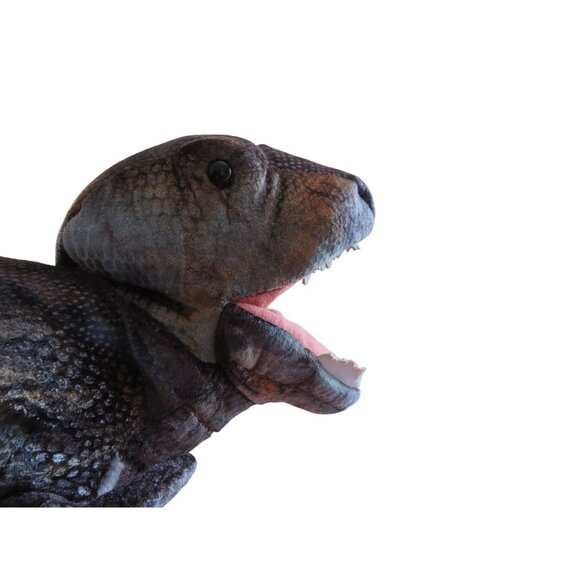 Realistic Fomantis T-Rex Dinosaur Hand Puppet Model#SWI17-004FM Soft Movable Toy - Picture 6 of 6